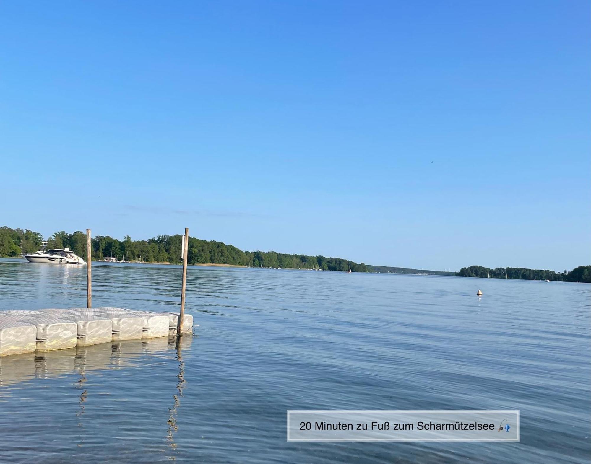 Modernes Ferienhaus Mit 3 Schlafzimmern In Der Naehe Vom Scharmuetzelsee Wendisch Rietz Bagian luar foto
